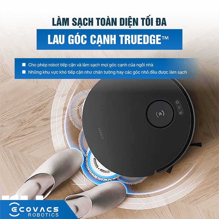 Robot hút bụi lau nhà Ecovacs Deebot T30S Pro 2025