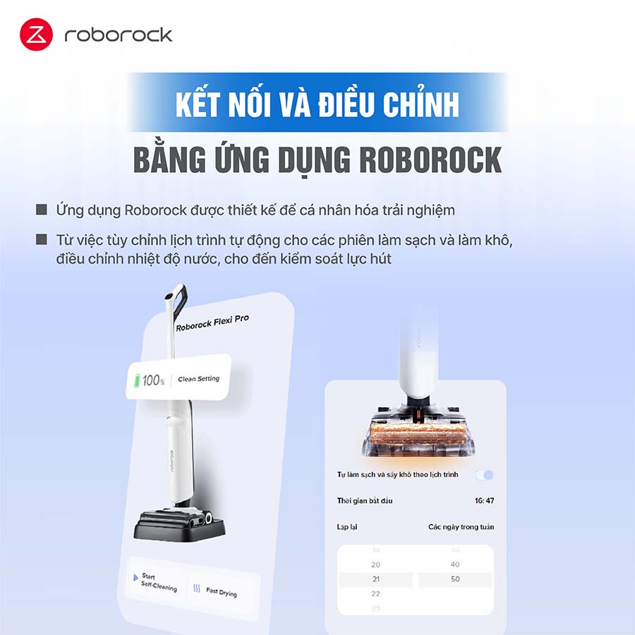 Máy hút bụi lau nhà Roborock Flexi Pro