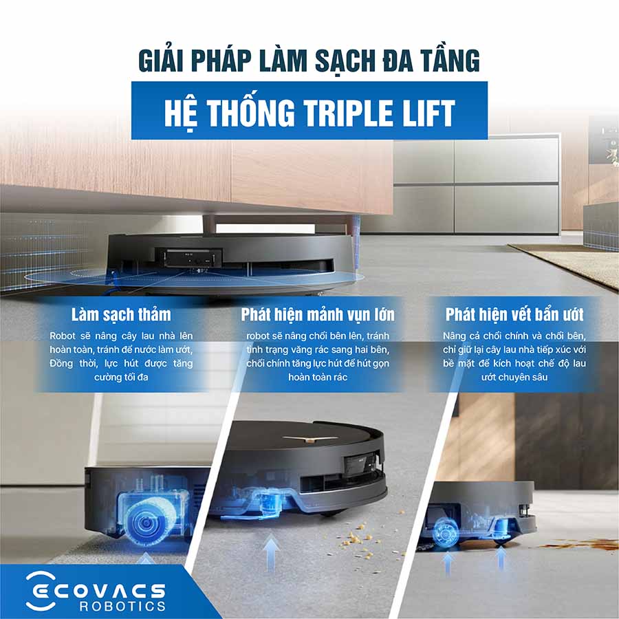Robot hút bụi Ecovacs Deebot X9 Pro Omni
