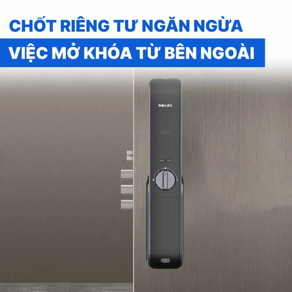 Khóa cửa vân tay cao cấp Philips 9200