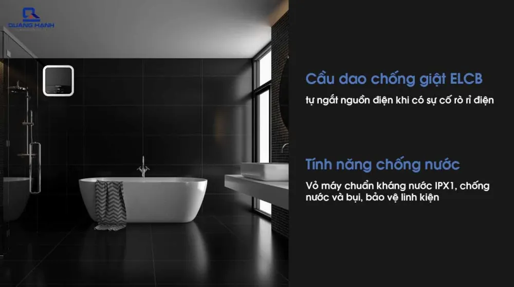 Ariston AN2 30 LUX-D AG+ tích hợp nhiều chế độ an toàn