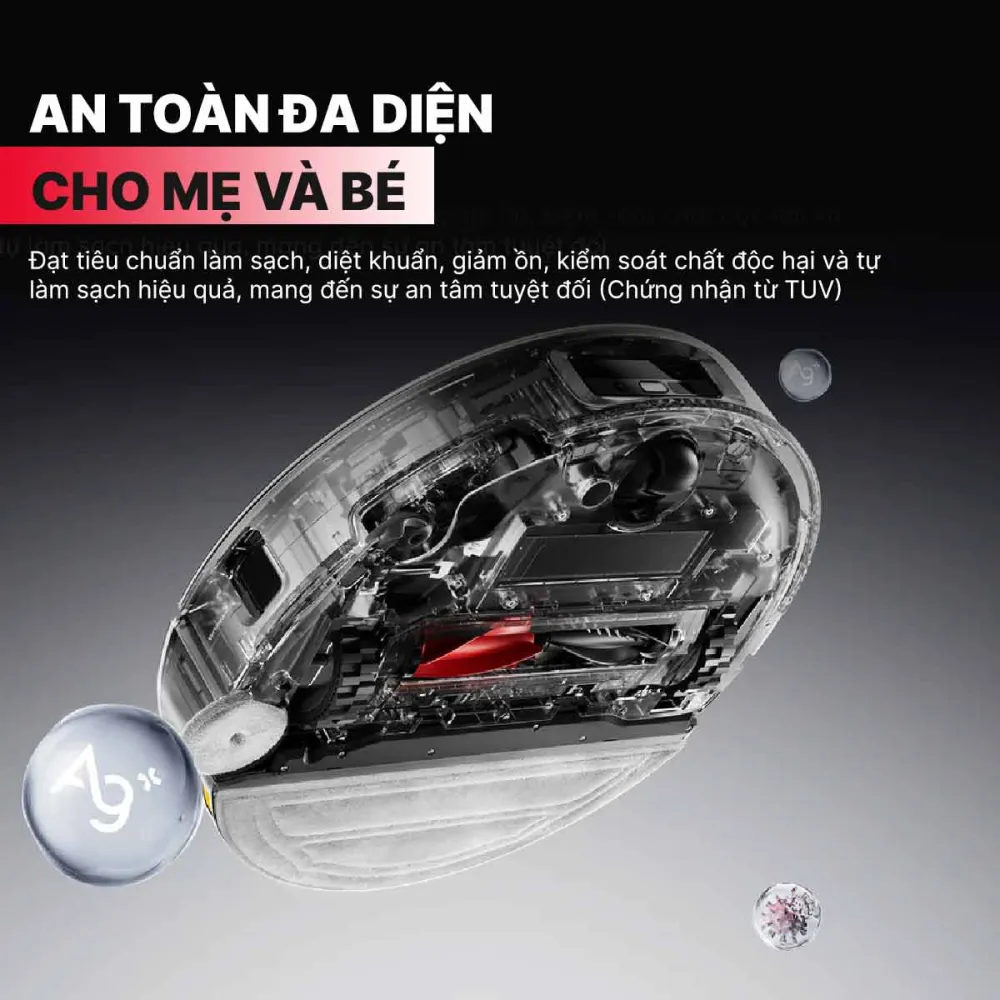 Robot hút bụi lau nhà Roborock Saros 10