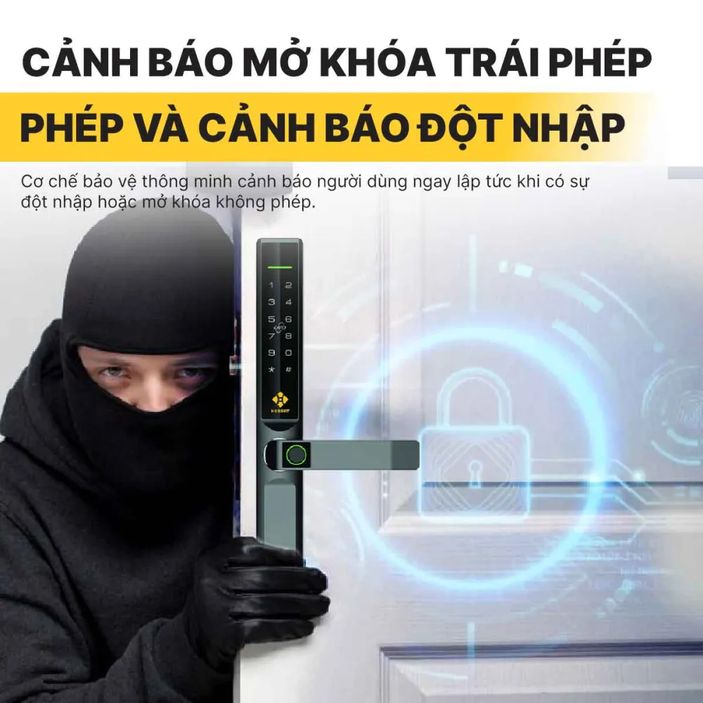 KHÓA CỬA ĐIỆN TỬ HUBERT HB CN68