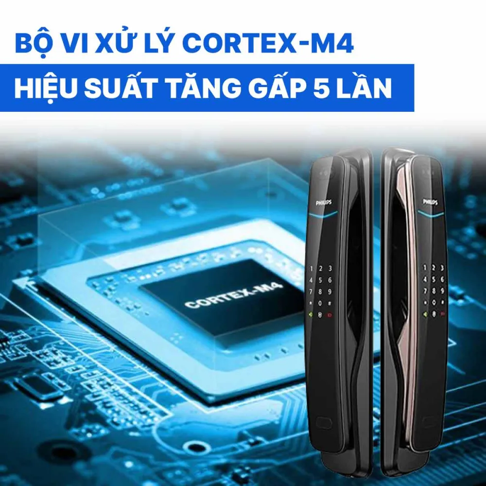 Khóa điện tử nhận diện khuôn mặt Philips DDL702-8HWS