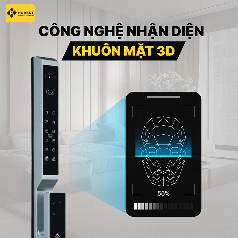 Khóa điện tử Hubert HB CNI6 TITAN EU