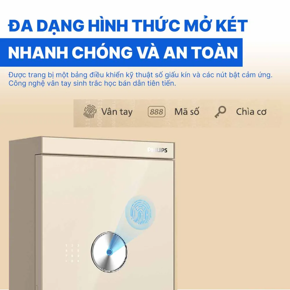 Két sắt Philips SBX602-7CU 113kg