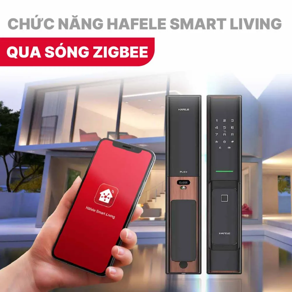 Khóa điện tử Hafele PP8100 912.20.261 Màu vàng đồng