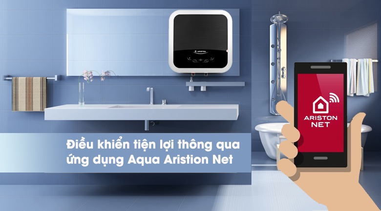 Máy nước nóng gián tiếp Ariston AN2 15 TOP WIFI tích hợp Wifi thông minh