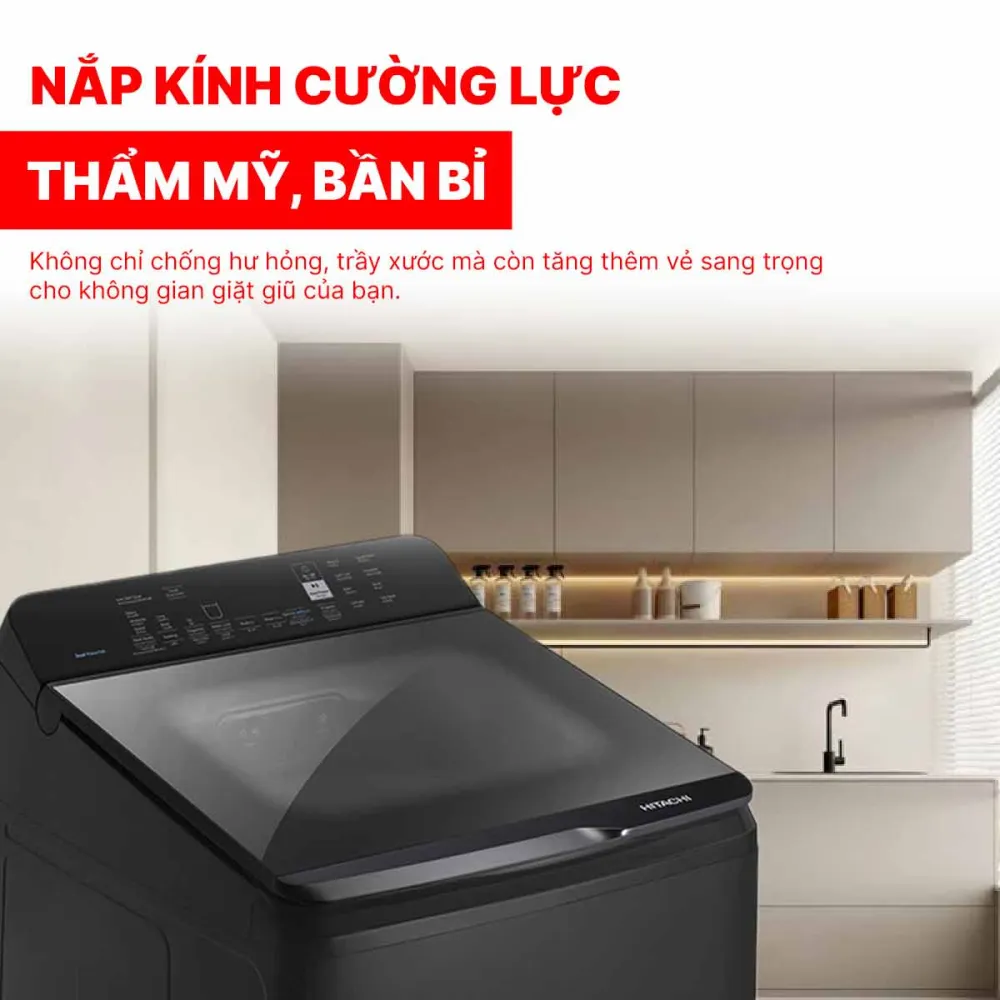 Máy giặt Hitachi Inverter 13.5kg LTL H3MVJWT