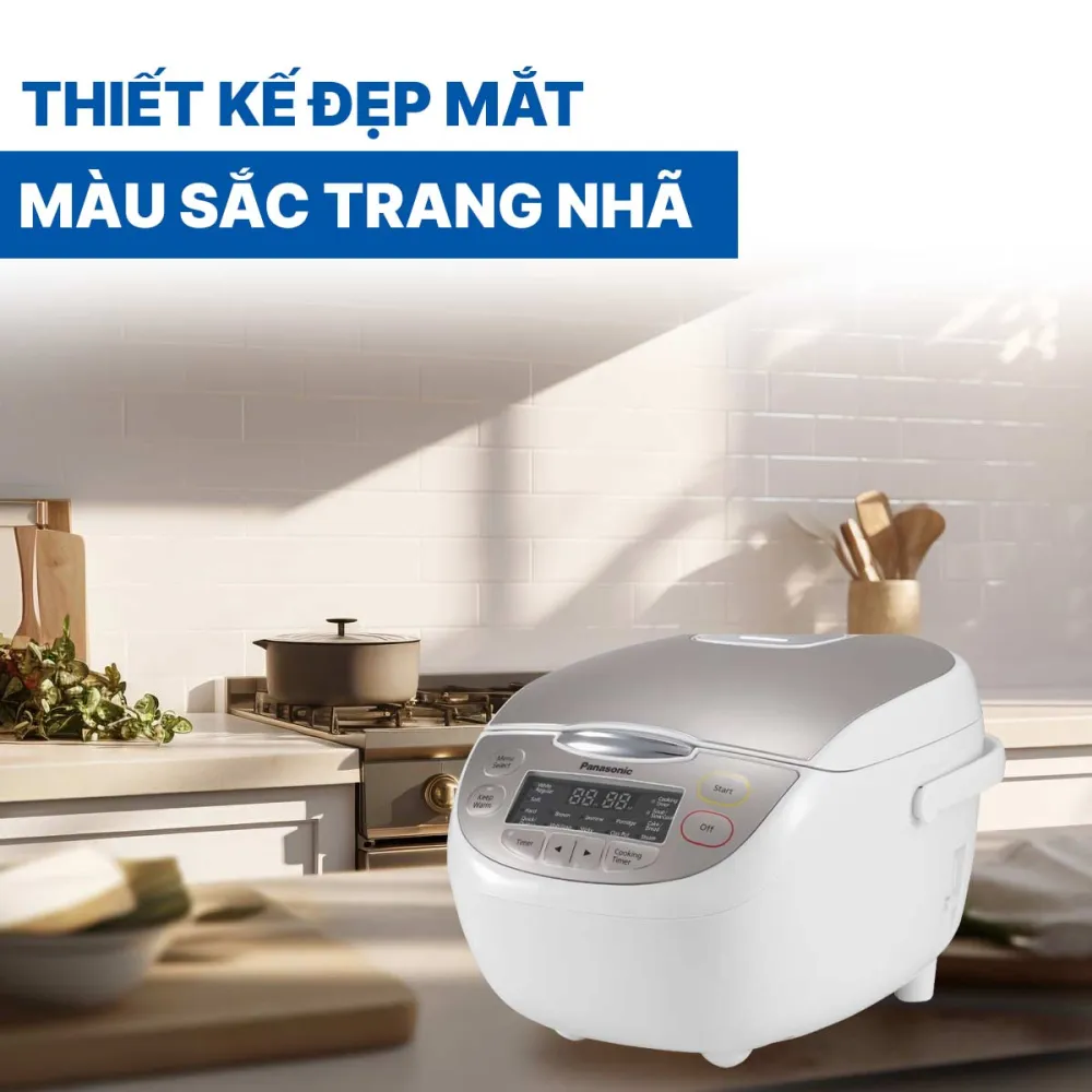 Nồi cơm điện tử Panasonic 1.8 lít SR-CP188NRAM