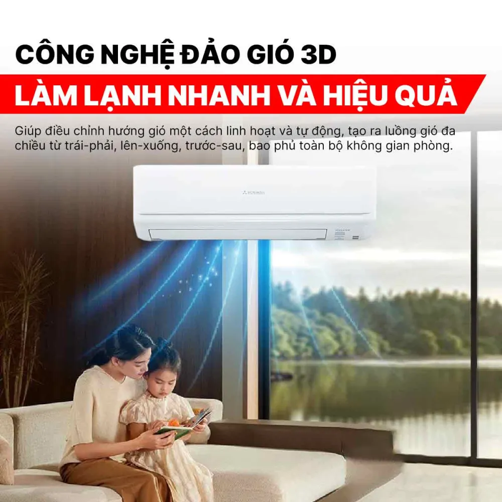 Điều hòa Mitsubishi Heavy 18000BTU 2 chiều Inverter SRK/SRC50ZSPS-W5