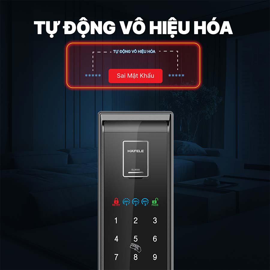 Khóa điện tử Hafele EL9000-TCS 912.05.378