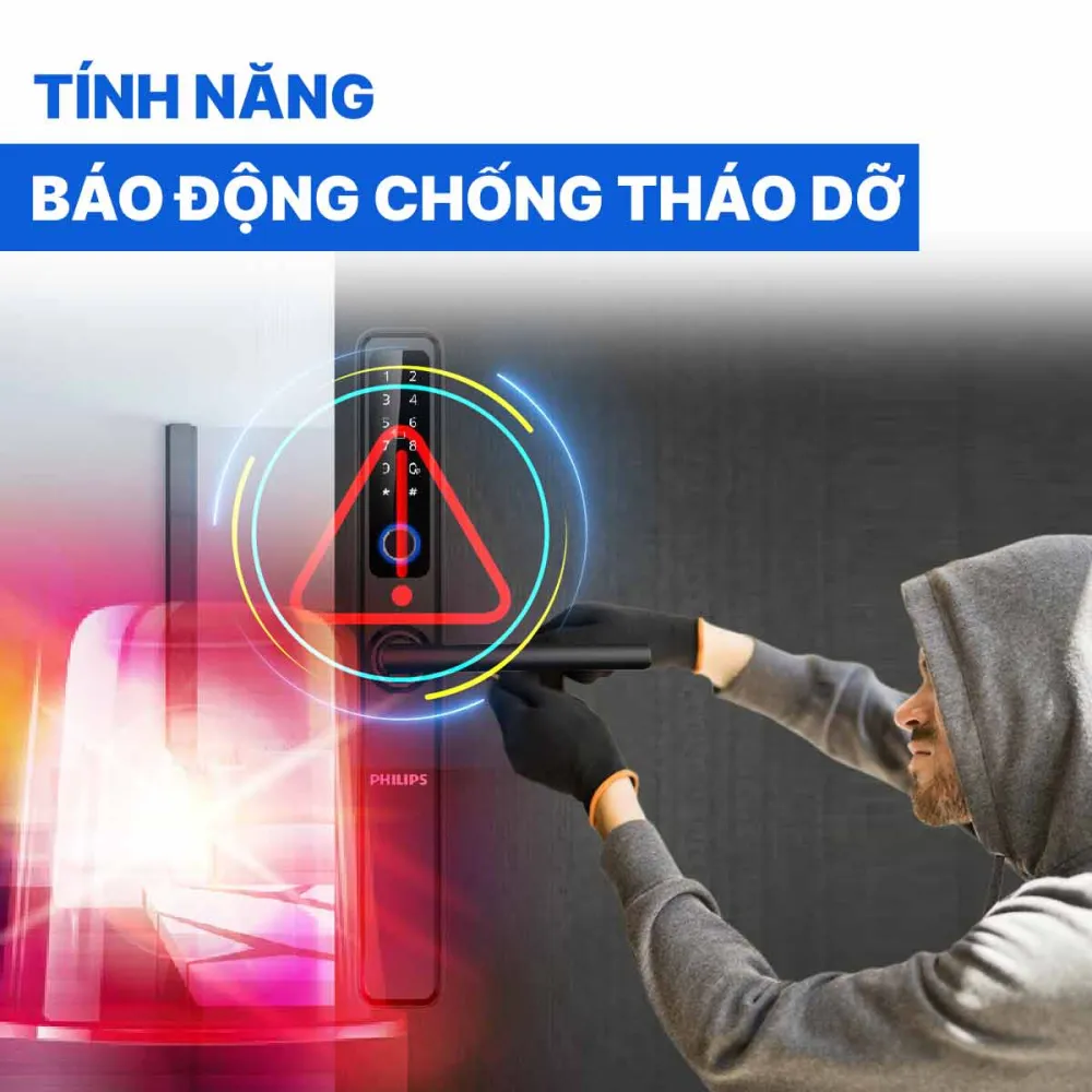 Khóa cửa thông minh Philips DDL608-5HWS
