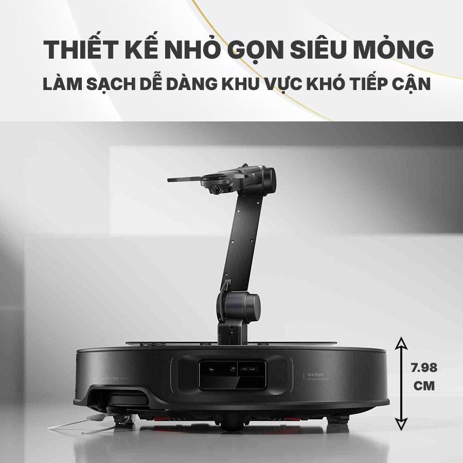 Robot hút bụi lau nhà Roborock Saros Z70