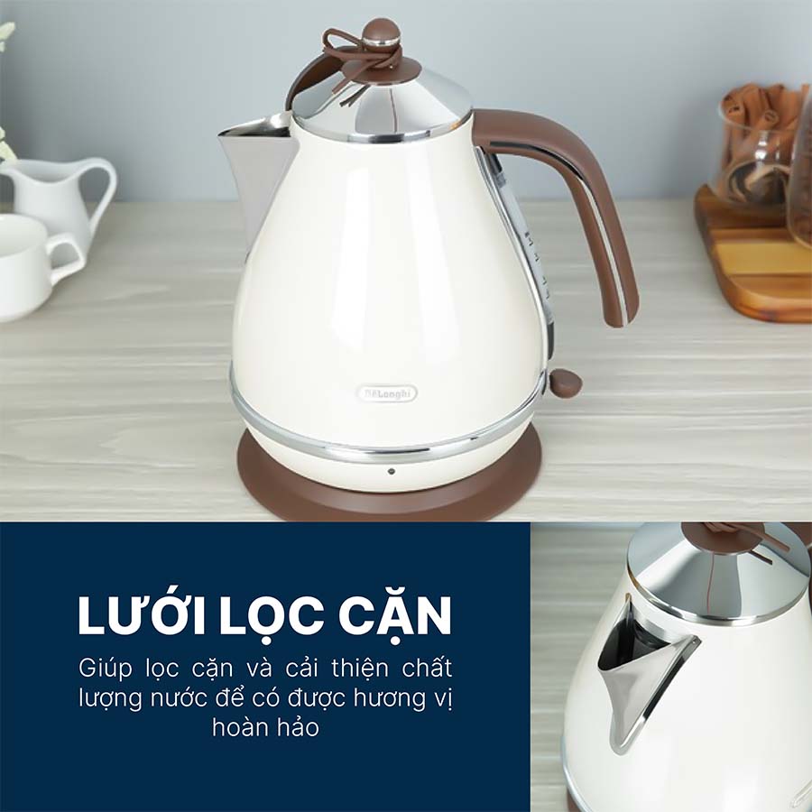 Ấm đun siêu tốc Delonghi KBOV2001.BG
