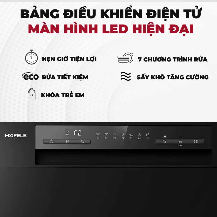 máy rửa chén HDW-T5531B Hafele 538.21.350