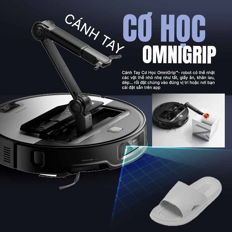 Robot hút bụi lau nhà Roborock Saros Z70
