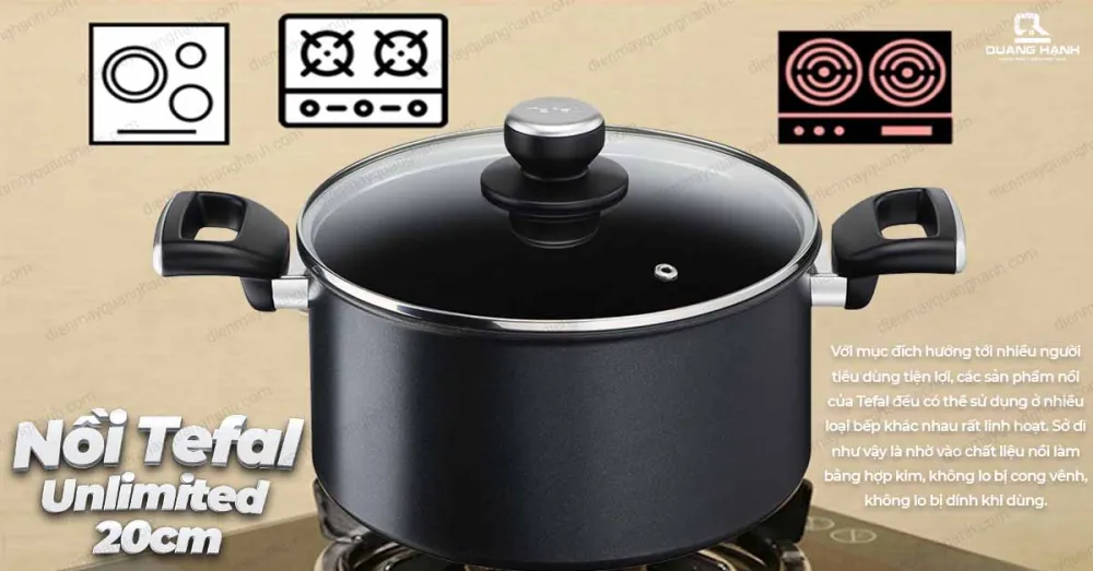 Nồi Tefal Unlimited 20cm