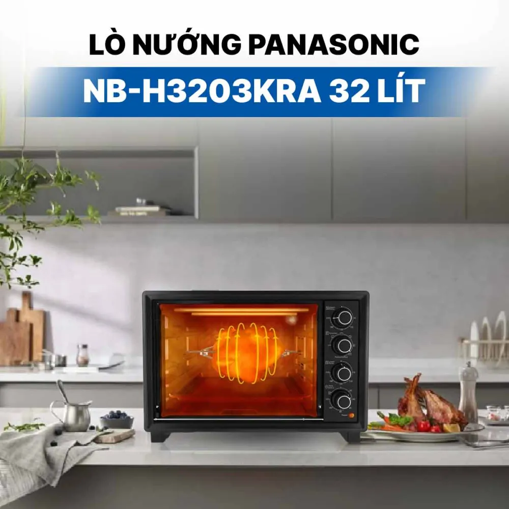 Lò nướng Panasonic NB-H3203KRA 32 Lít