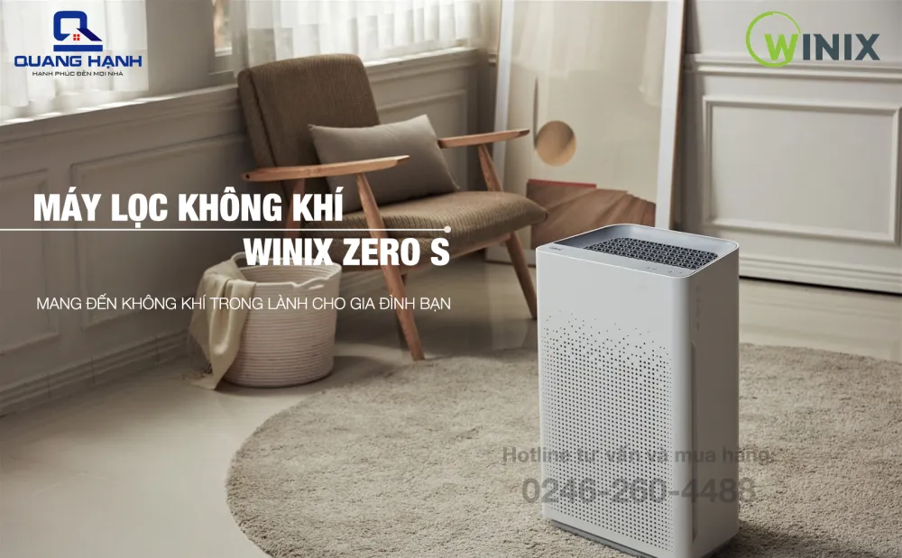 MÁY LỌC KHÔNG KHÍ WINIX ZERO S | Điện Máy Quang Hạnh