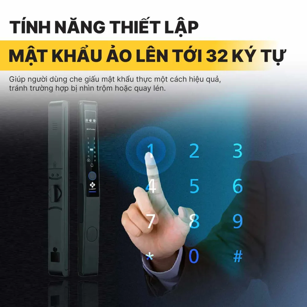 Khóa vân tay Hubert HB CN82F
