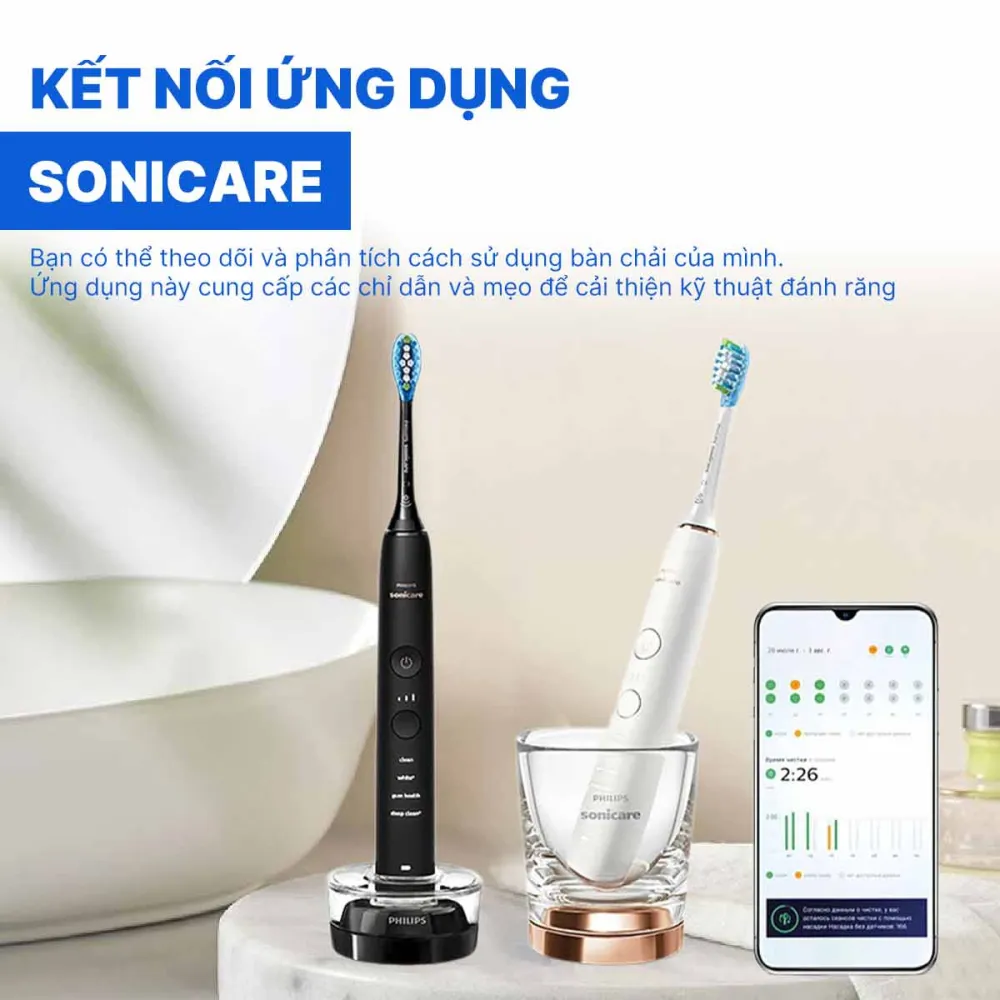 Set 2 bàn chải điện Philips HX9914/57