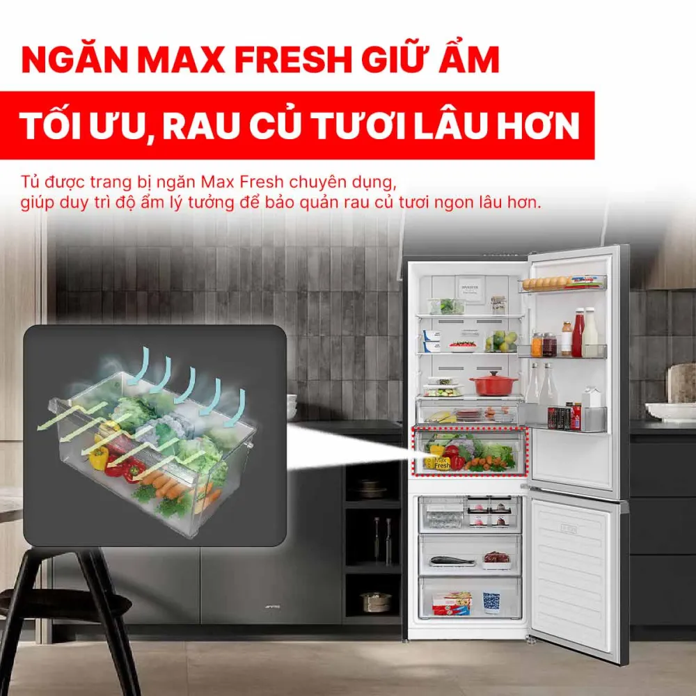 Tủ lạnh Hitachi Inverter 396 lít R-B415EGV1