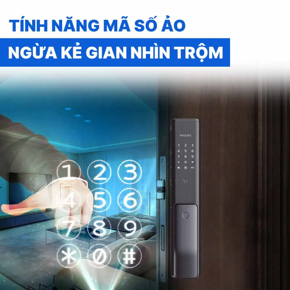 Khóa cửa vân tay cao cấp Philips Alpha