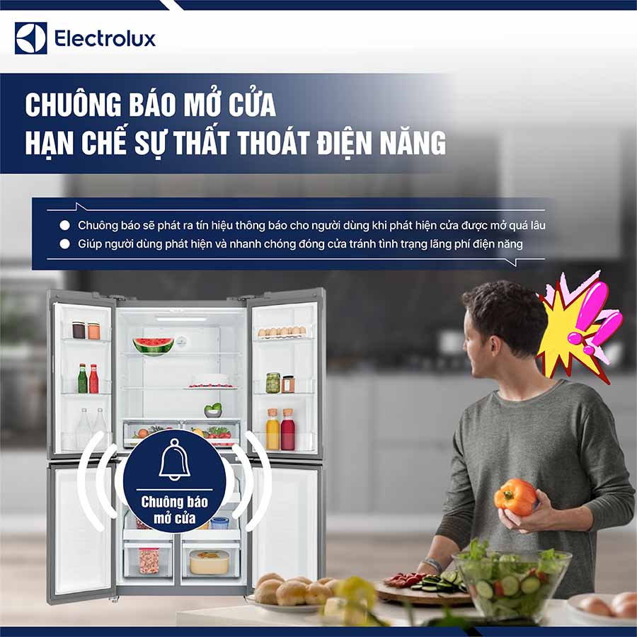 Tủ Lạnh Electrolux Inverter 496 Lít EQE4900A-A