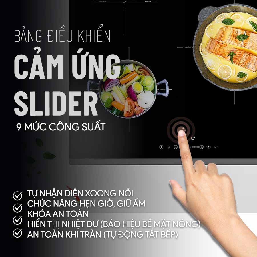 Bếp từ 3 vùng nấu Hafele HC-I6032B 533.09.901 | Chính Hãng QH242020 4