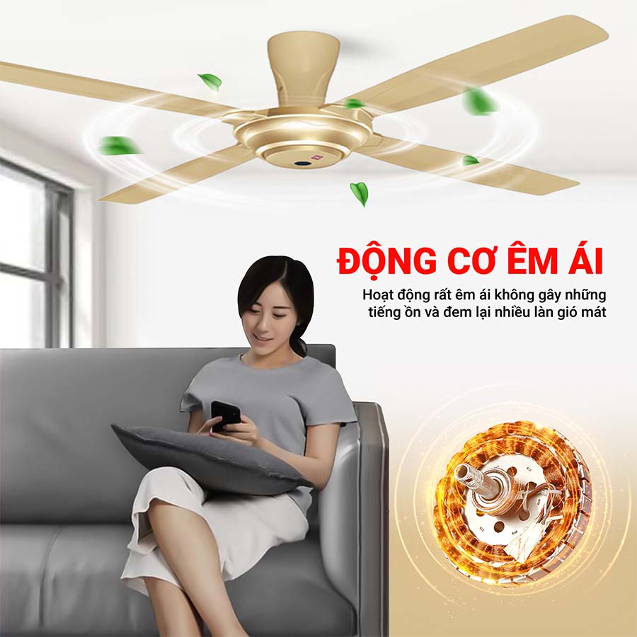 Quạt trần KDK M56PR