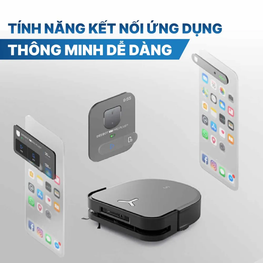 Robot hút bụi lau nhà Ecovacs Deebot X5 Pro Omni
