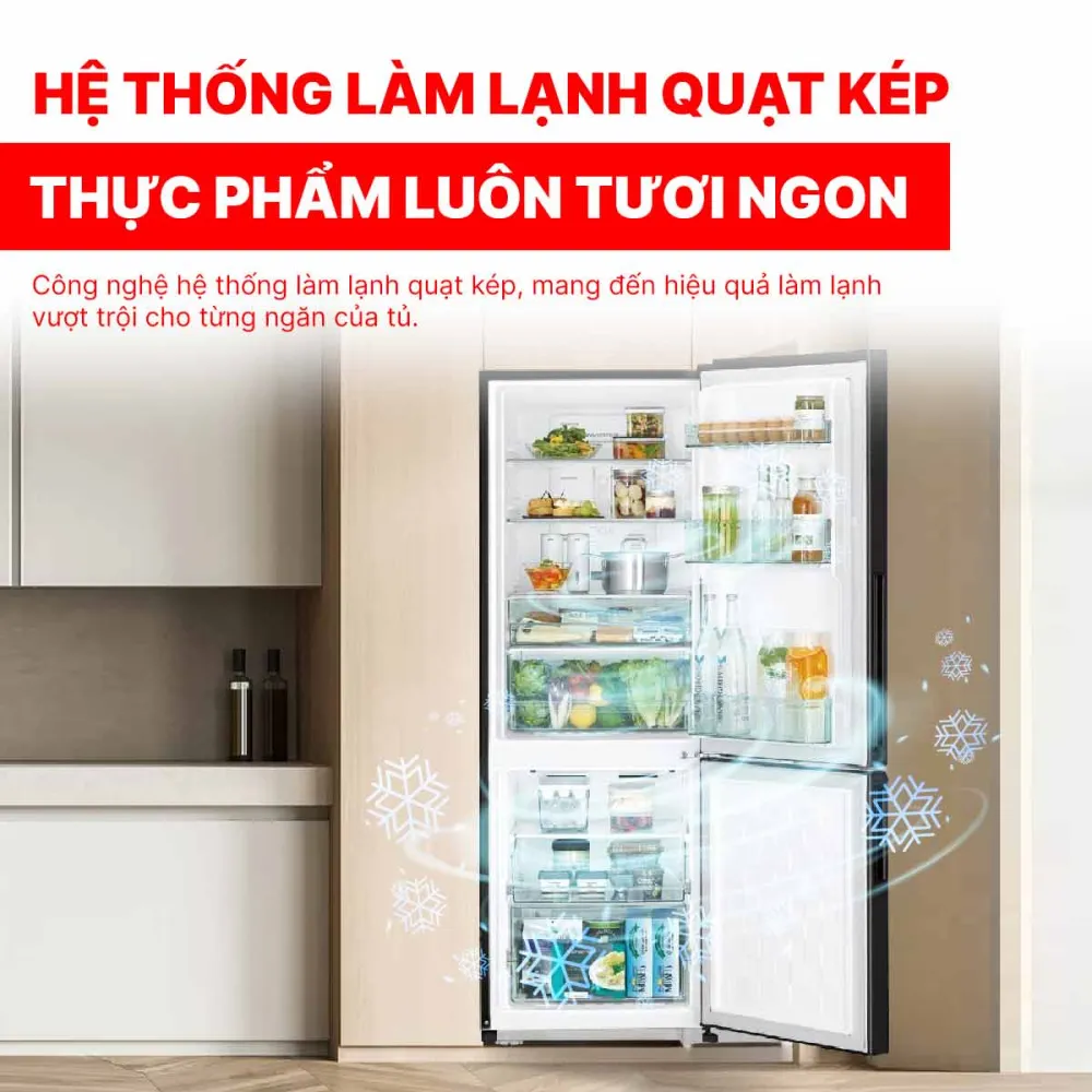 Tủ lạnh Hitachi Inverter 275 Lít R-B330PGV8 BBK