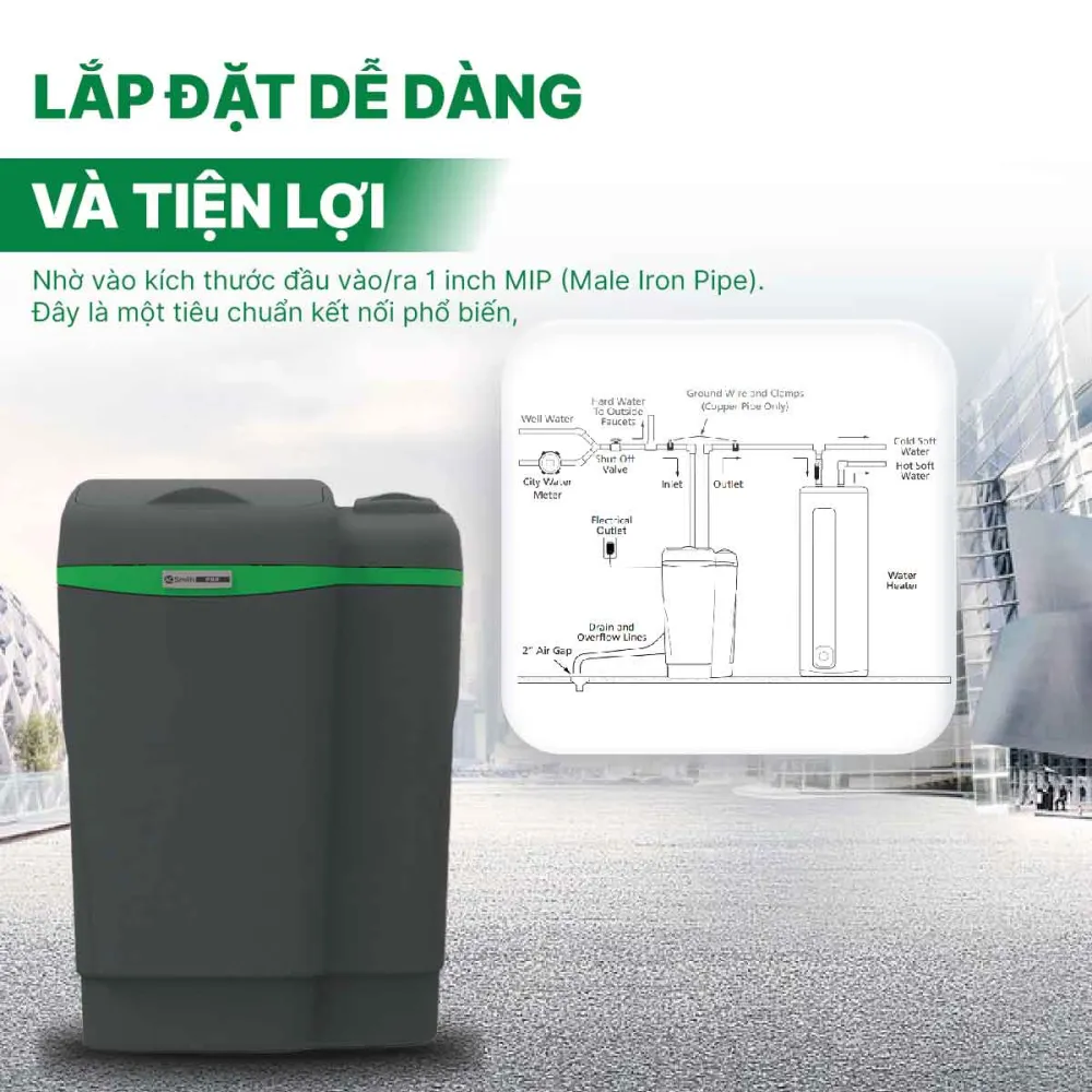Hệ thống lọc nước đầu nguồn A.O Smith AOW-S400 LUX