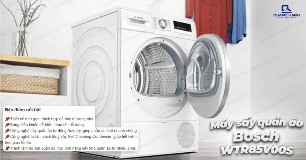 Máy sấy quần áo Bosch WTR85V00SG