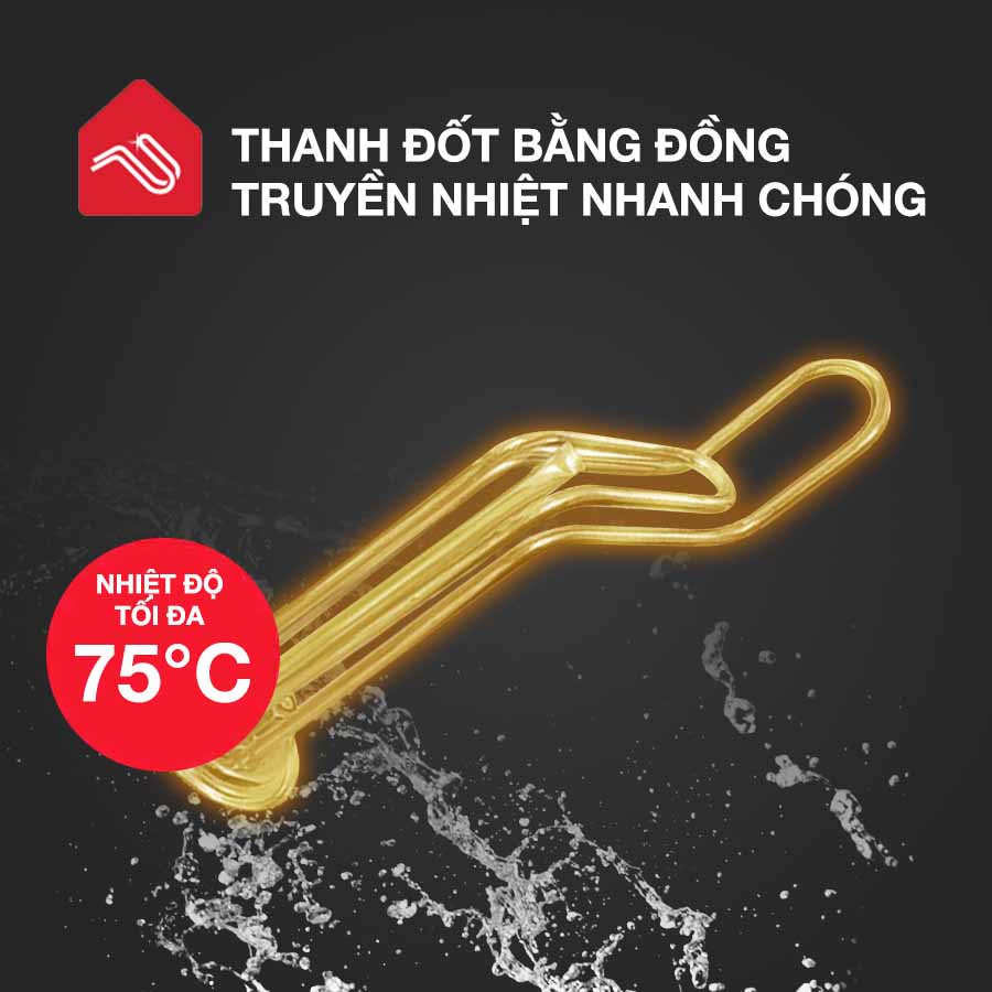 Thanh đốt bằng đồng làm nóng nhanh, độ bền cao