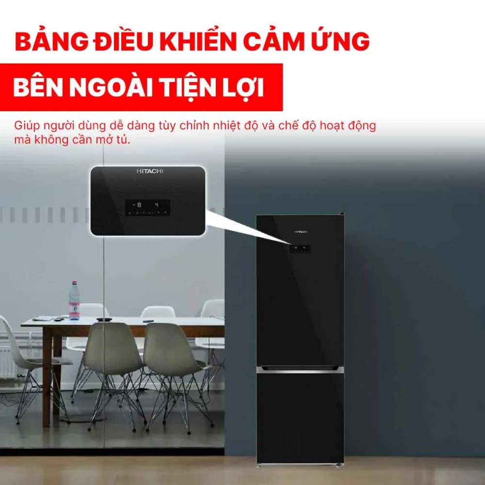 Tủ lạnh Hitachi Inverter 323 lít HRBN6340DUVN