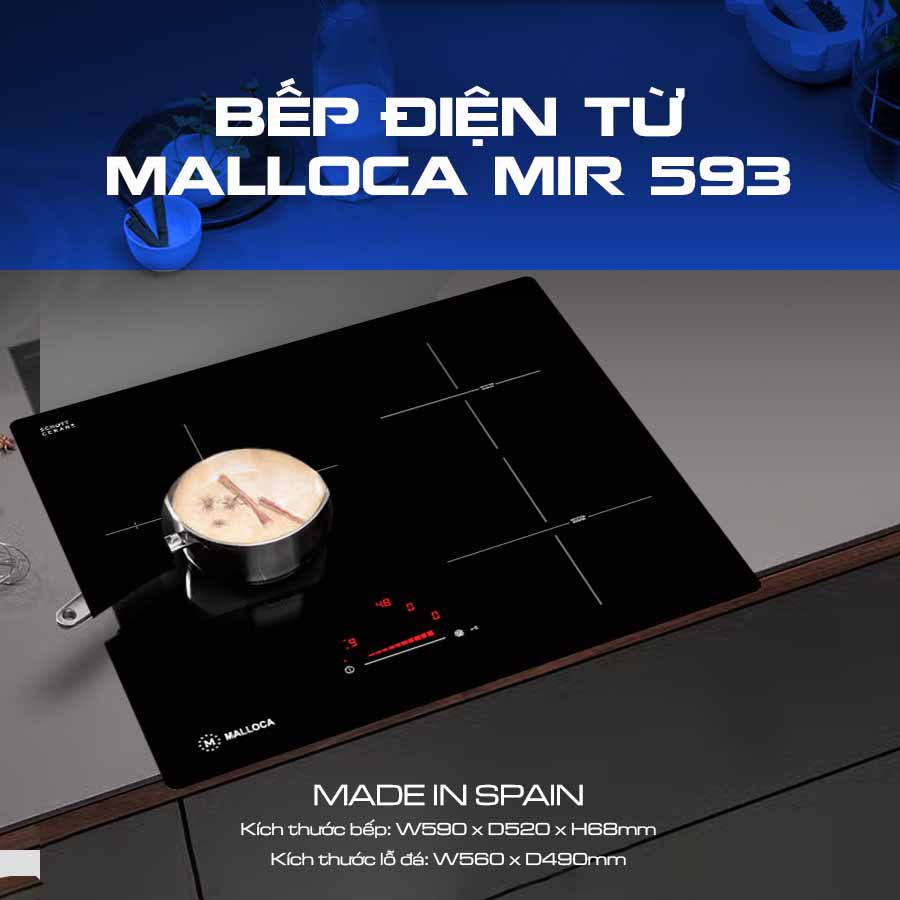 Bếp điện từ Malloca MIR 593