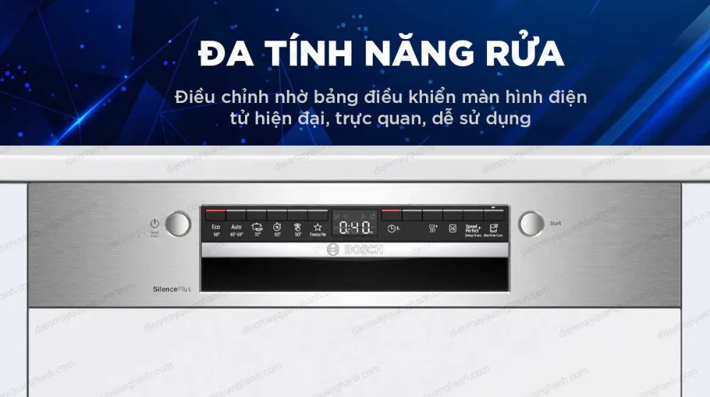 Máy rửa bát âm tủ 14 bộ Bosch SGI4HCS48E tích hợp 6 chương trình rửa