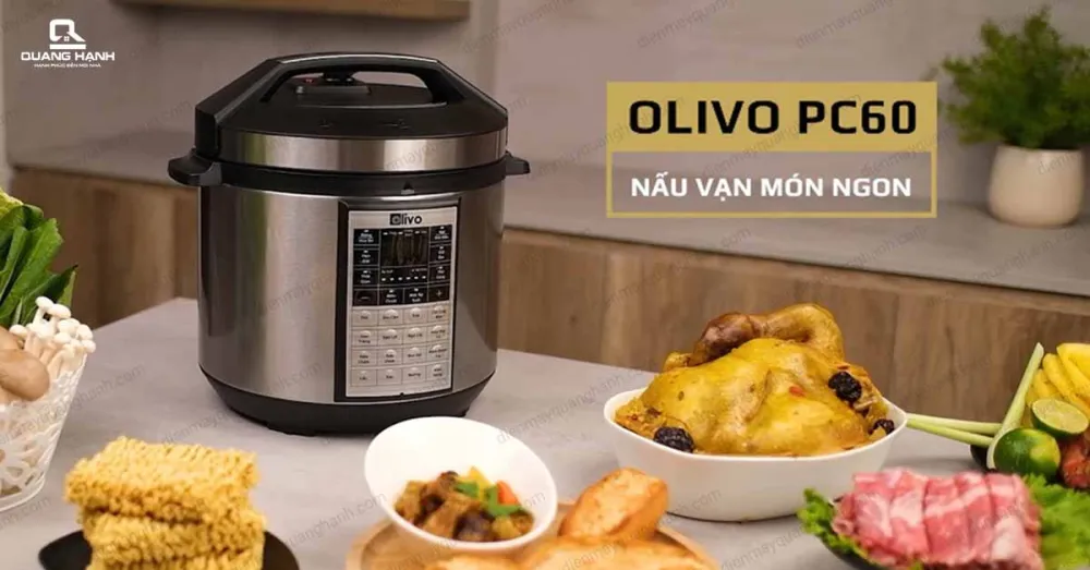 Nồi Áp Suất Điện Đa Năng OLIVO PC60