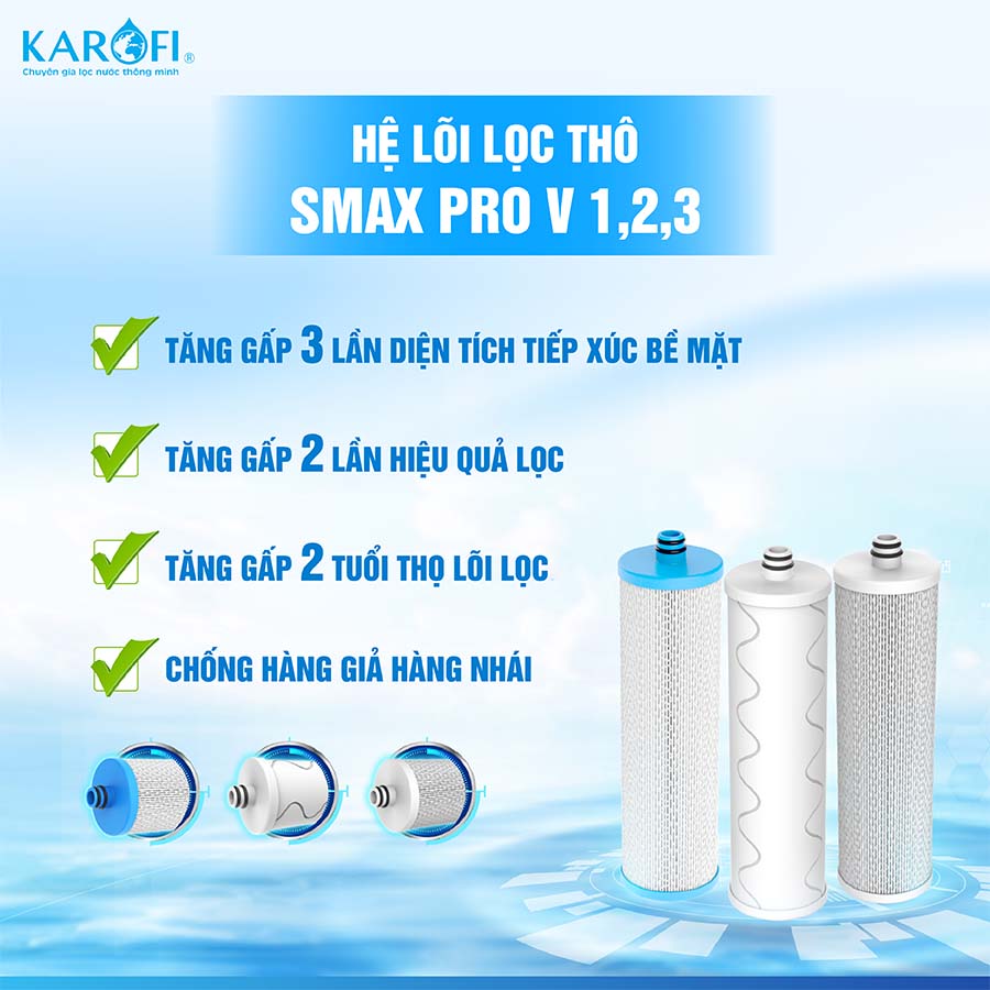 Máy lọc nước nóng lạnh Karofi KAD-D69