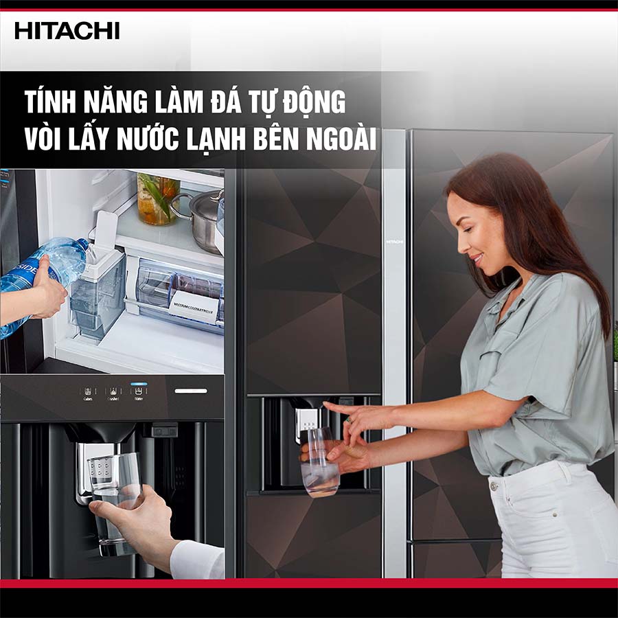 Tủ lạnh Hitachi Inverter R-FM800XAGGV9X GBZ