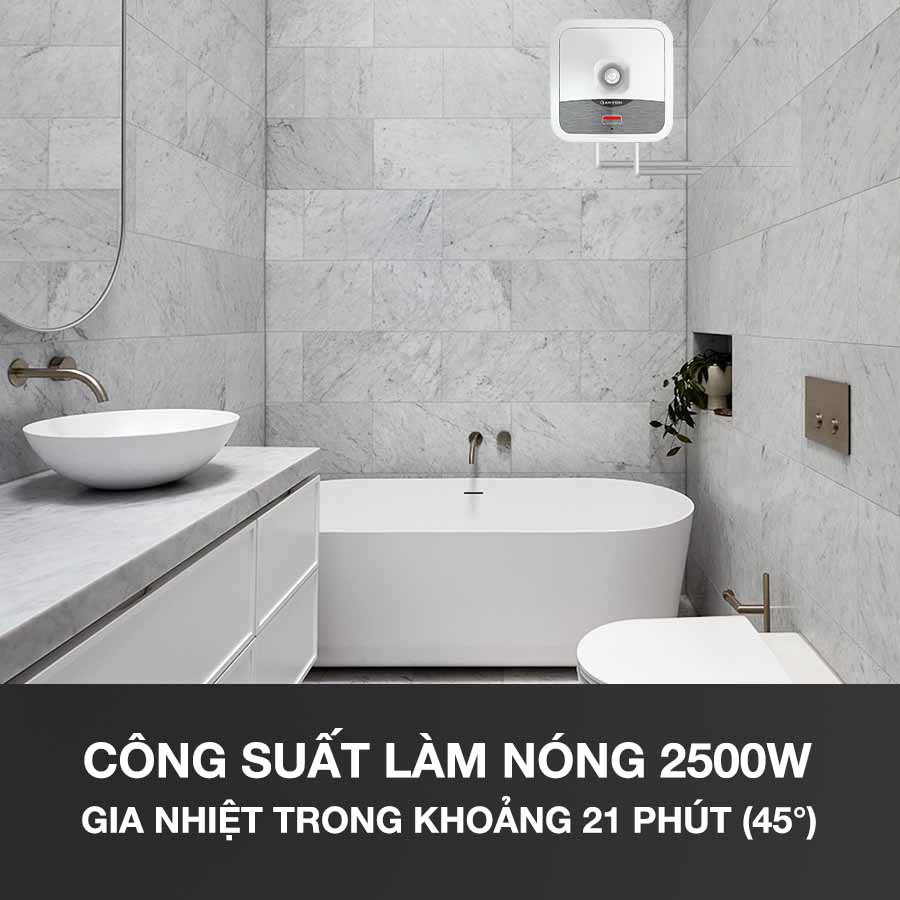 Máy nước nóng Ariston AN2 15 R 2.5 FE có công suất 2500W