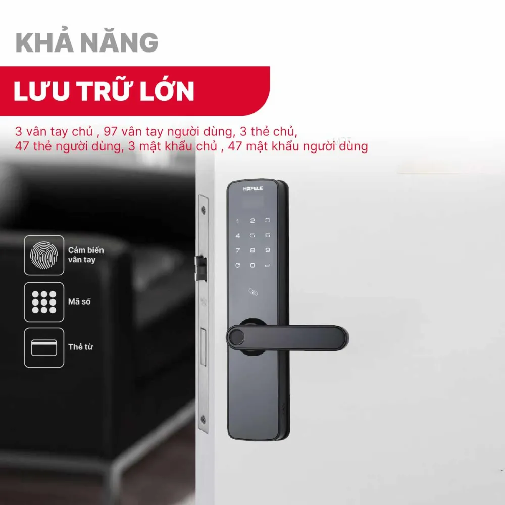 Khóa điện tử Hafele DL7100 912.05.498