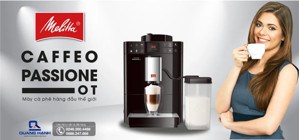 Máy pha cà phê Melitta Caffeo Passion OT | Điện Máy Quang Hạnh