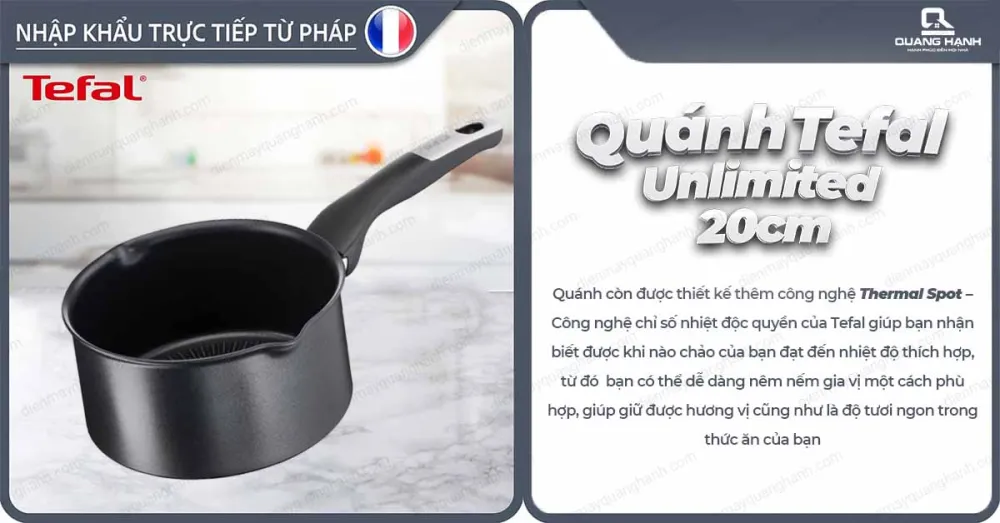 Quánh Tefal Unlimited 20cm