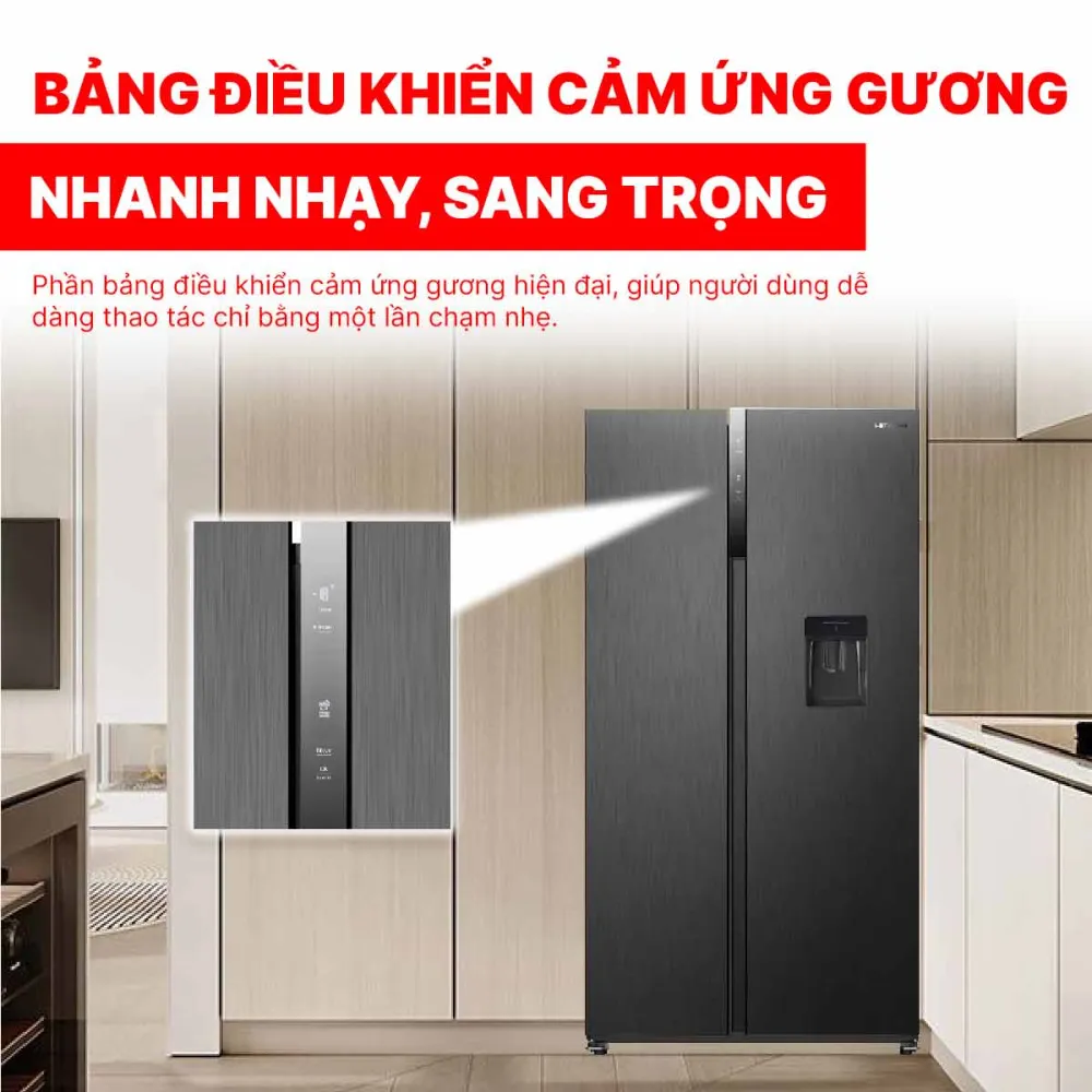 Tủ lạnh Hitachi Side by Side 525 lít HRSN9552DWDXVN