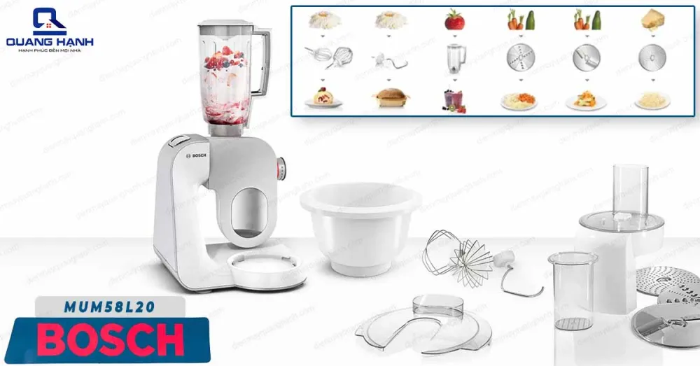 Máy trộn bột đa năng Bosch MUM58L20