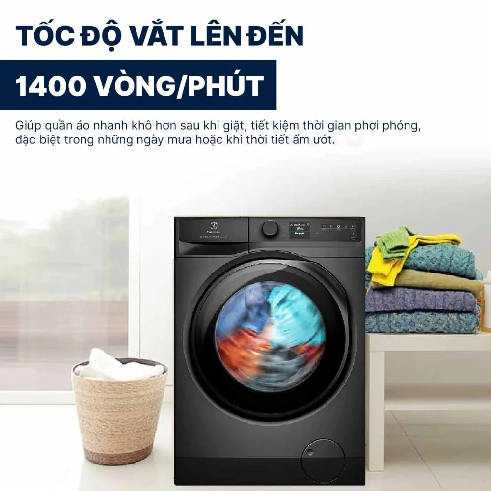 Máy giặt Electrolux UltimateCare 900 Inverter 11 kg EWF1142R9SC