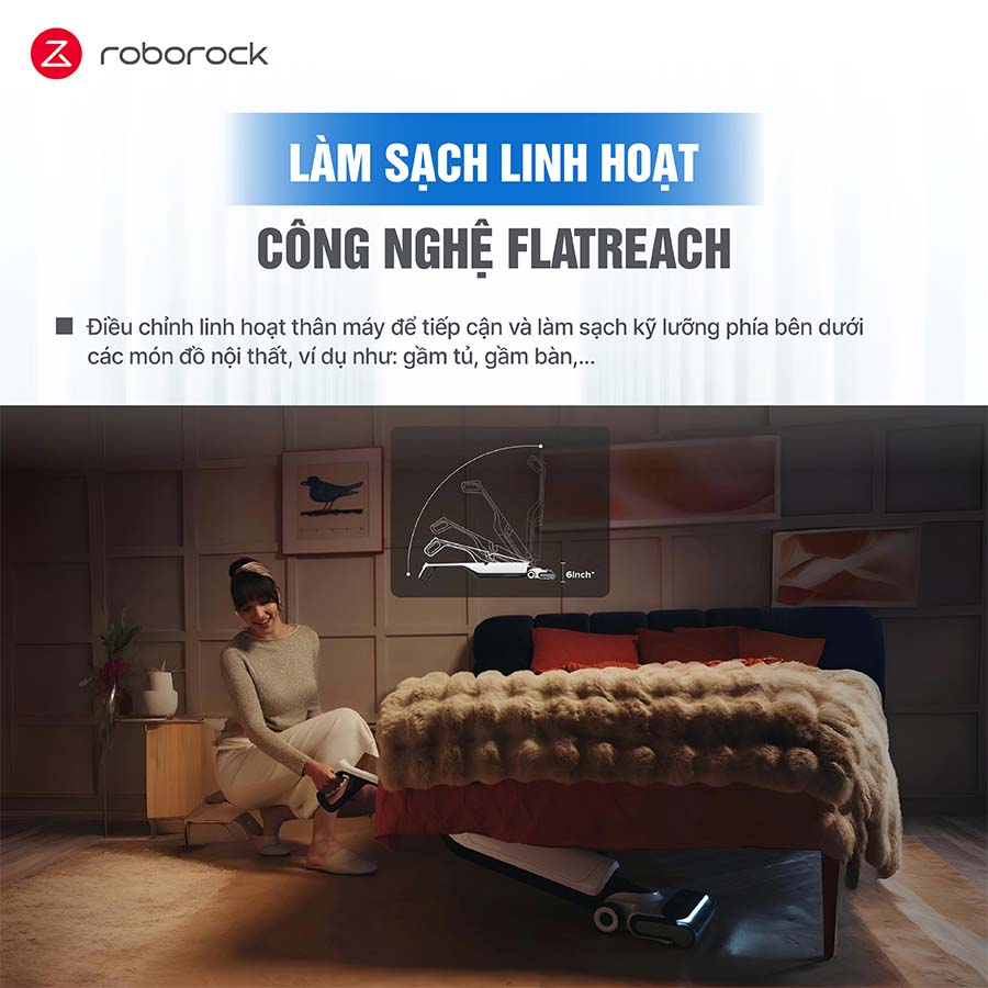 Máy hút bụi lau nhà Roborock Flexi Pro